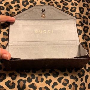 Gucci eyeglass case